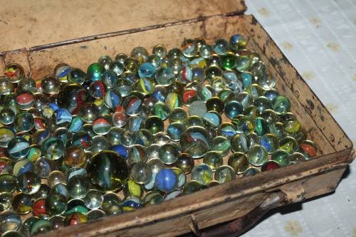 Tin of Marbles