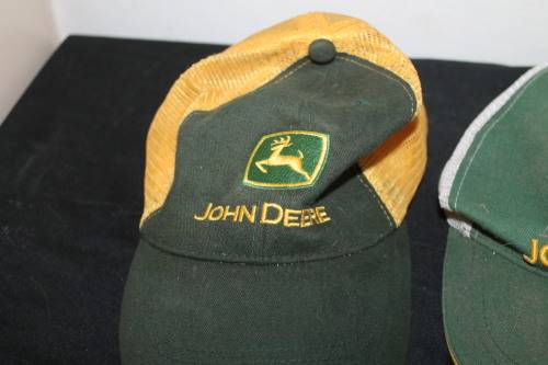 2 John Deere Peak Caps