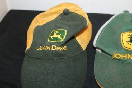 2 John Deere Peak Caps