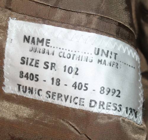 Tunic Service Dress Jacket 1976