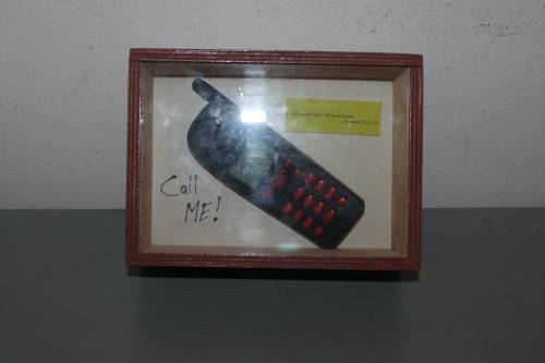 Boxed Cell Phone Display