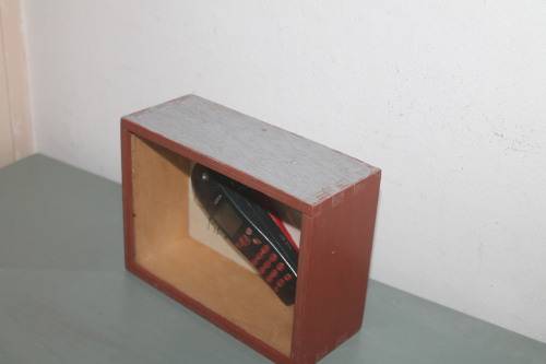 Boxed Cell Phone Display