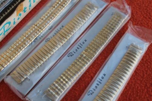 12 Assorted Vintage watch straps