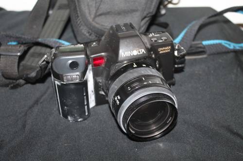 Minolta Dynax 8000i with Minolta 55mm lens