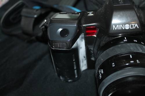 Minolta Dynax 8000i with Minolta 55mm lens
