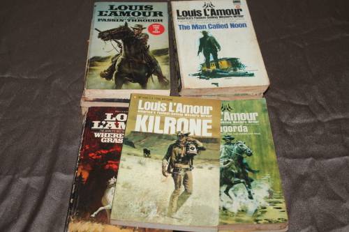 10 Assorted Louis L`Amour books