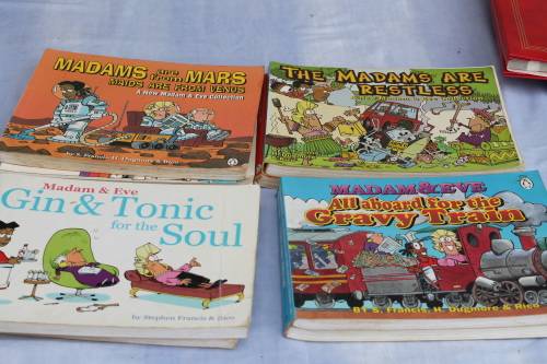 8 Assorted Madam and Eve Books