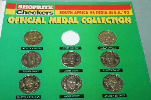 Official Medal Collection Checkers Cricket