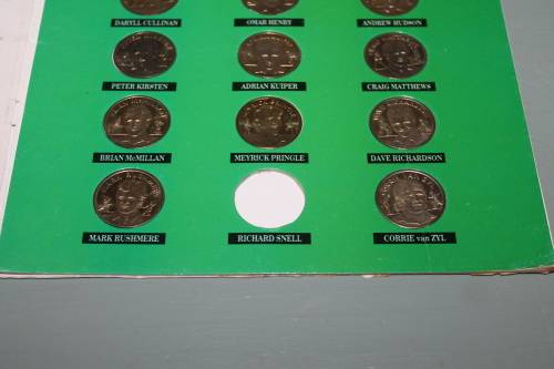 Official Medal Collection Checkers Cricket