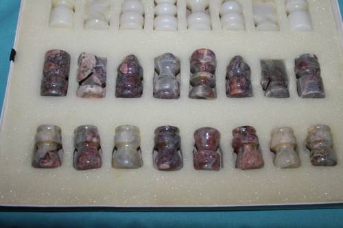 Marble Chess set with board