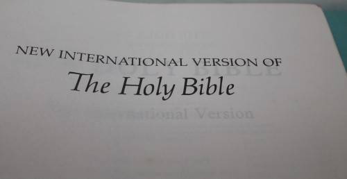 Large Holy Bible New International Version