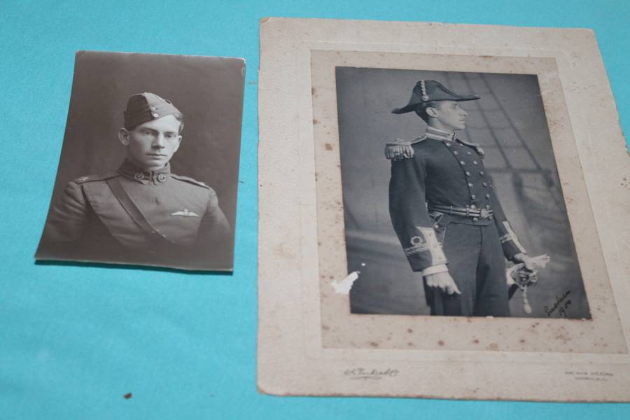 25 Old Black & White photos and some letters