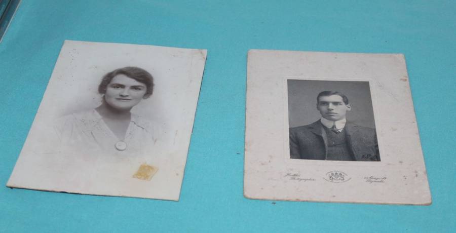 25 Old Black & White photos and some letters