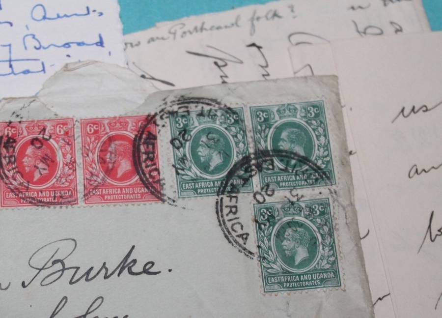 25 Old Black & White photos and some letters