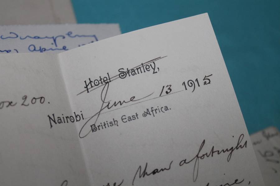 25 Old Black & White photos and some letters