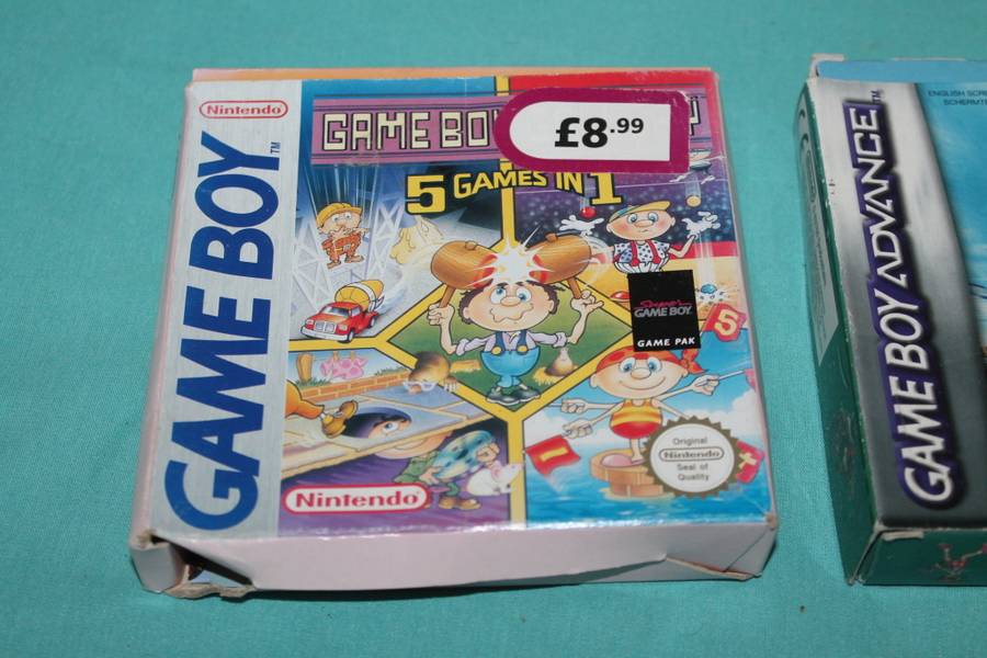 Game boy Mario Tennis & 5 Games in 1  Boxes Only