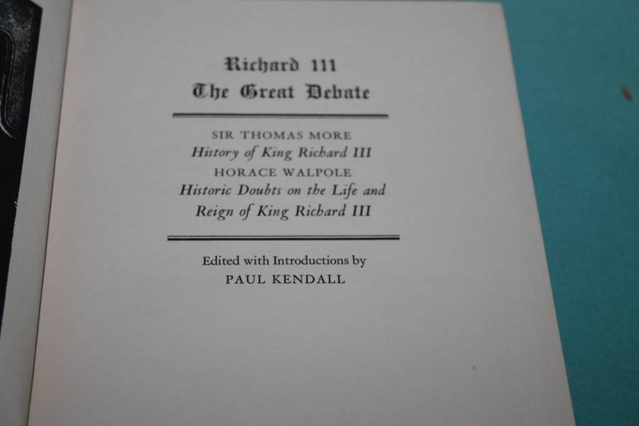 Richard III The Great Debate