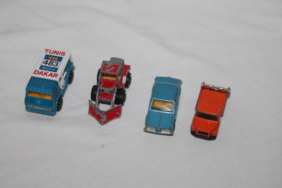 13 Assorted Majorette model cars