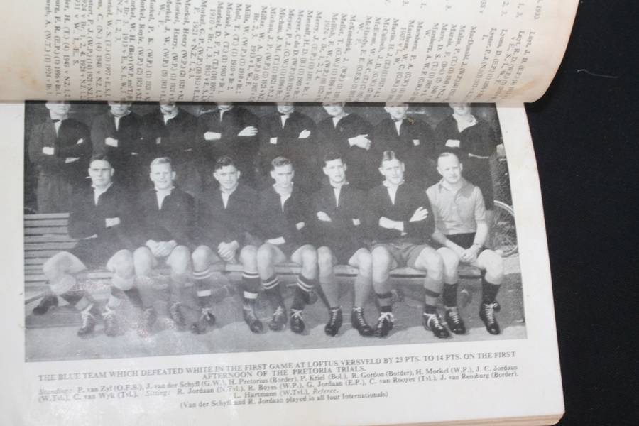 1950 South African Rugby Annual  - Contains stats of rugby matches played in SA 1891 to 1949
