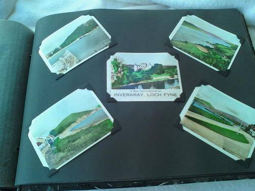 Photo Album of handcoloured and Black and White Photographs