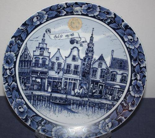 Delft Blue and White Plate