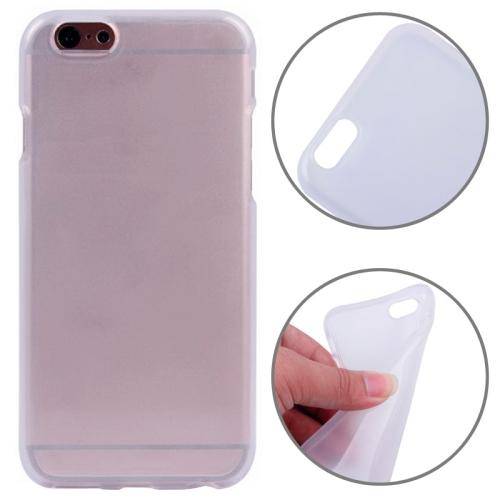 Polycarbonate Material TPU & Jelly Case for iPhone 6(Transparent)