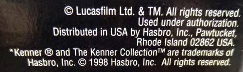 1998 KENNER - STAR WARS - 30CM HAN SOLO AND CARBONITE  PRISON