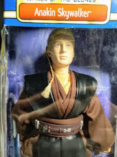 Hasbro 2002 Star Wars - Attack Of The Clones - Anakin Skywalker Action Figure 30CM