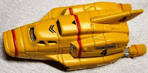 ORIGINAL TAKARA TOMY - THUNDERBIRDS - DIECAST THUNDERBIRD 4 6.5CM