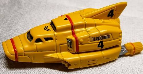 ORIGINAL TAKARA TOMY - THUNDERBIRDS - DIECAST THUNDERBIRD 4 6.5CM