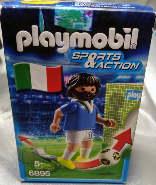 SEALED PLAYMOBIL - SOCCER PLAYER -ITALY
