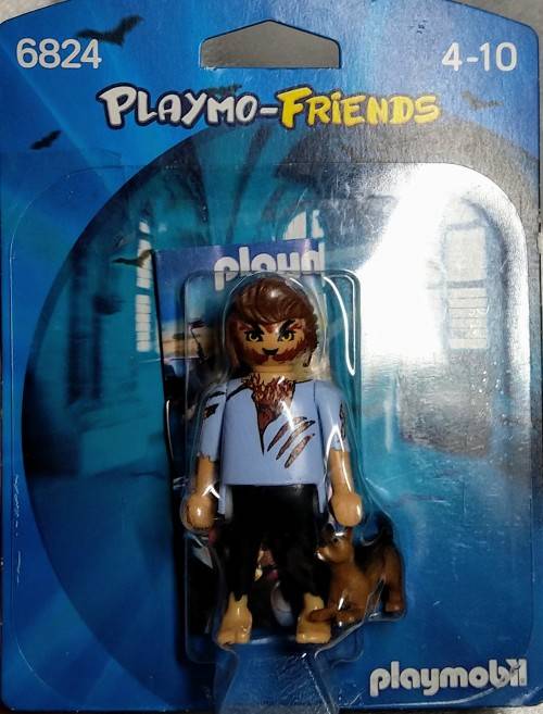 PLAYMOBIL - WEREWOLF and DOG -RARE