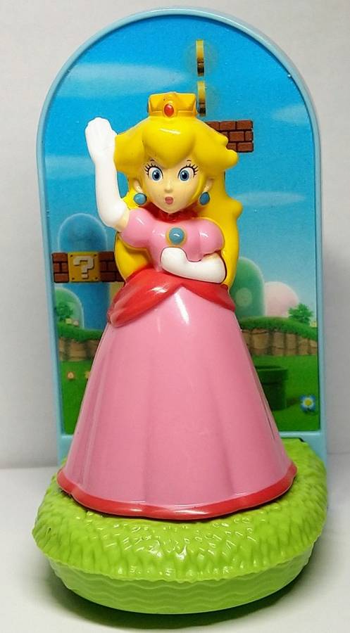 NINTENDO FOR McDONALDS - SUPER MARIO BROS. - PRINCESS PEACH WITH GAME DIORAMA