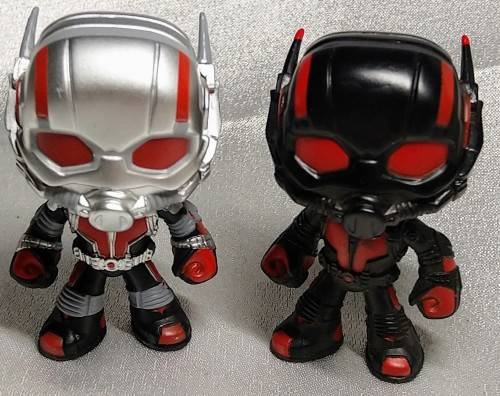 FUNKO MYSTERY BOBBLE FIGS - ANT-MAN RED SUIT and ANT-MAN BLACKOUT SUIT (APROX 7CM )