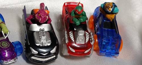 2014 PLAYMATES/VIACOM - DIE CAST TMNT VEHICLES LOT - TEENAGE MUTANT NINJA TURTLES