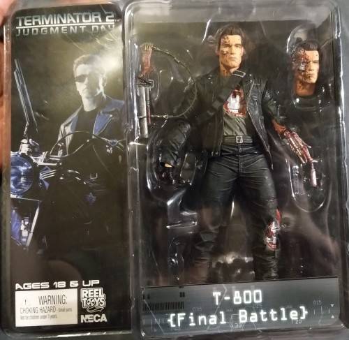 NECA - TERMINATOR 2 - ARNIE - T800 ACTION FIGURE 7` - FINAL BATTLE! SEALED