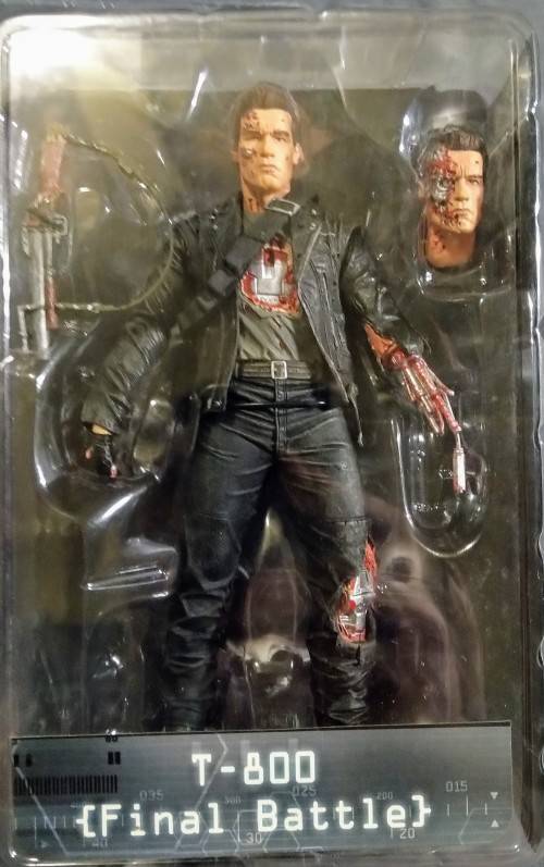NECA - TERMINATOR 2 - ARNIE - T800 ACTION FIGURE 7` - FINAL BATTLE! SEALED