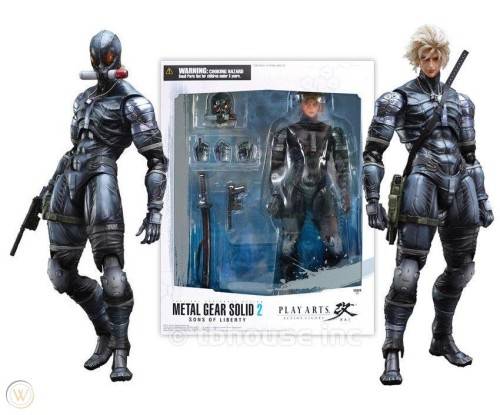 PLAY ARTS KAI - METAL GEAR SOLID 2 - SONS OF LIBERTY - RAIDEN FIGURE 28CM