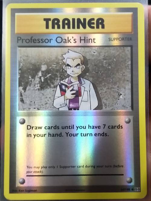 POKEMON CARDS - Professor Oak`s Hint - 84/108 -  Reverse Holo XY: Evolutions