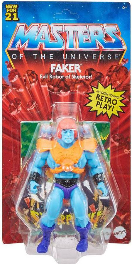SUPER 7 - MOTU - MASTERS OF THE UNIVERSE - FAKER HE-MAN (SEALED) ORIGINS
