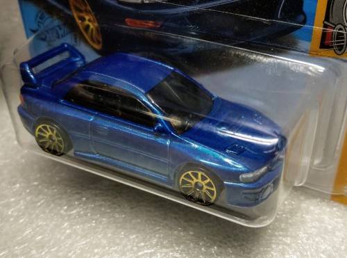 HOTWHEELS / HOT WHEELS - DIE CAST VEHICLE - `98 SUBARU IMPREZA 22B STI