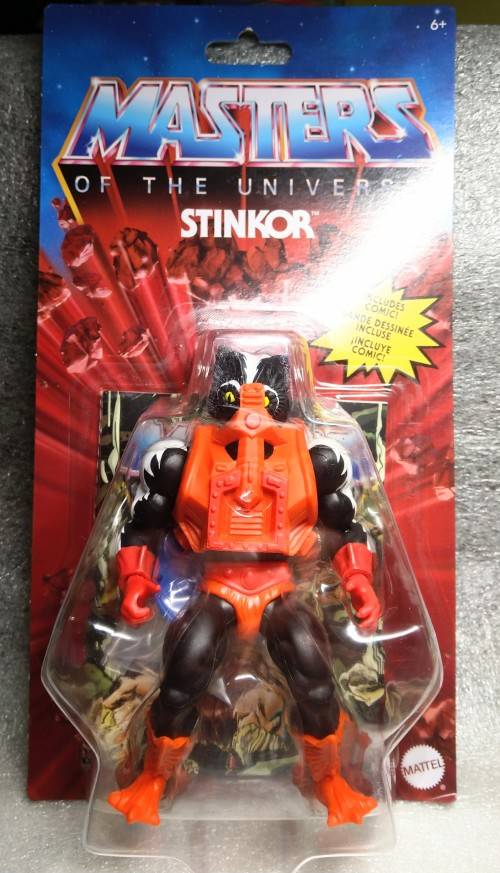 MATTEL - MOTU ORIGINS - MASTERS OF THE UNIVERSE - STINKOR ACTION FIGURE (SEALED)