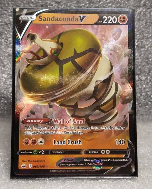 POKEMON TRADING CARDS - TCG - Sandaconda V - 089/198 - Ultra Rare - Chilling Reign