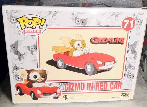 Rare - Funko Rides #71 - Gremlins- Large Gizmo in Red Car - Special Edition Ltd to 50 in SA