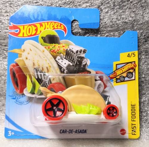 Hotwheels / Hot Wheels - Fast Foodie - Taco Racer Car-De-Asada - Sealed