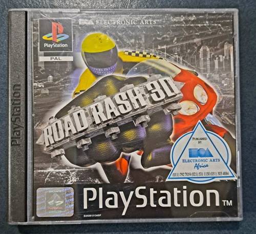Original PAL  Sony PS1 - Road Rash 3D - Game Disc