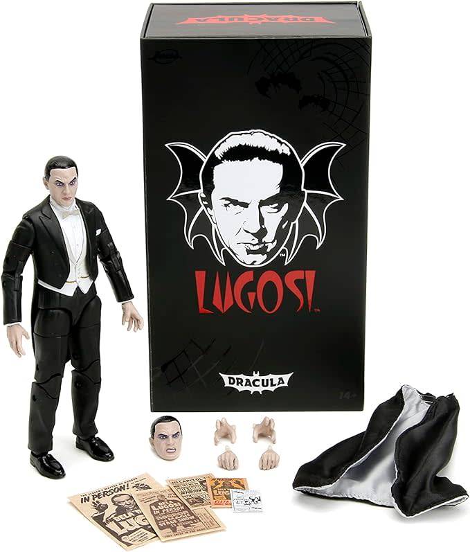 2022 - JadaToys -  Bela Lugosi Dracula 15cm Moveable Figure with Accessories - Signature edition