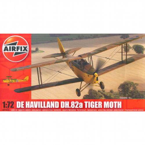 [PM:AF:P]-Airfix - De Havilland DH.82a Tiger Moth - 1:72