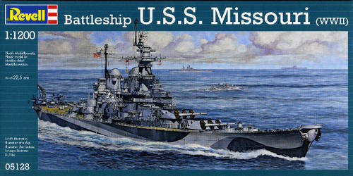 [PM:RV:S]-Revell - Battleship USS Missouri (WWII) - 1:1200