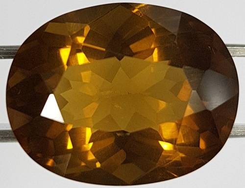 NATURAL UNHEATED SMOKY QUARTZ - 14.88 ct